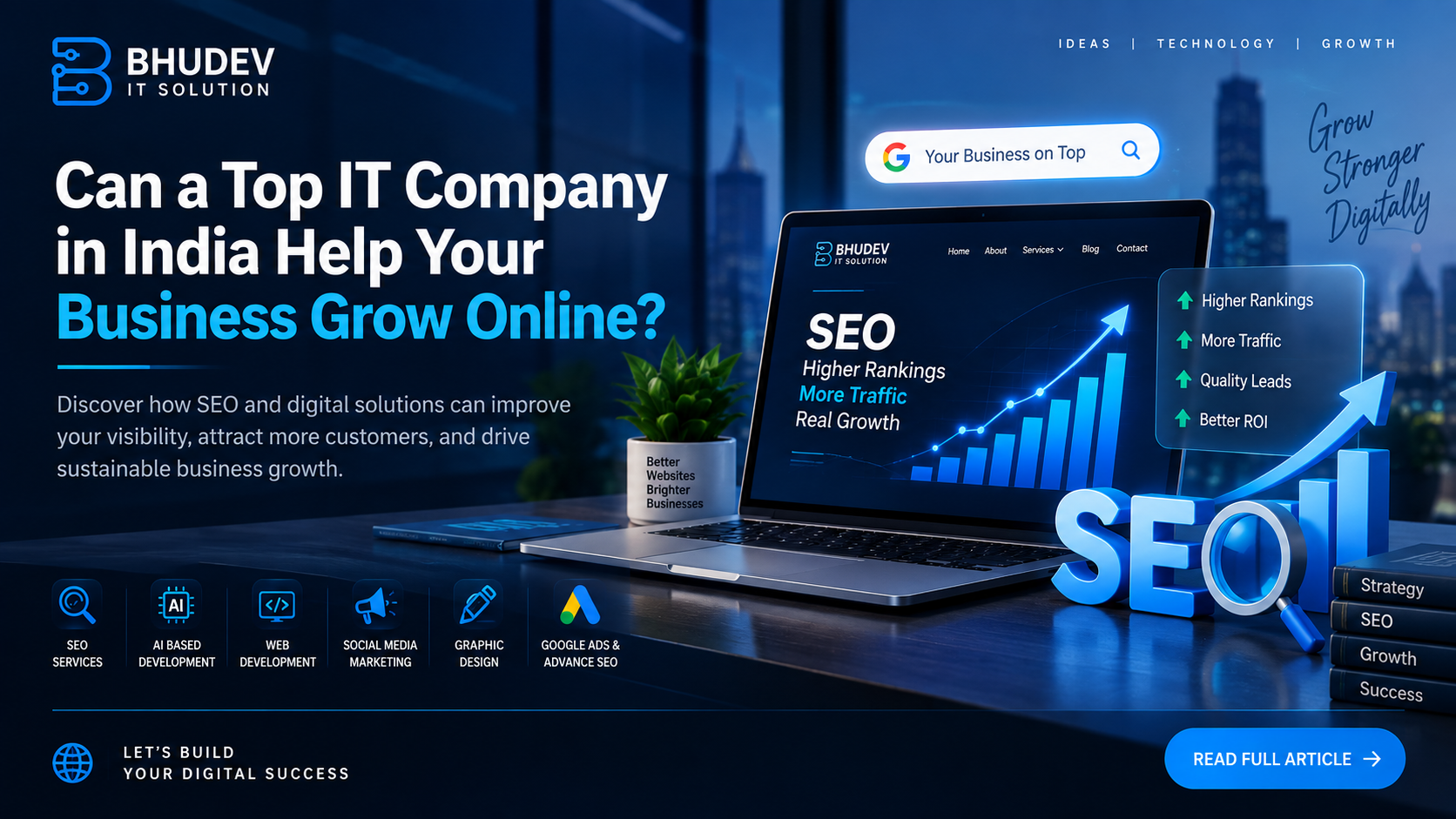 Can a Top IT Company in India Help Your Business Grow Online?