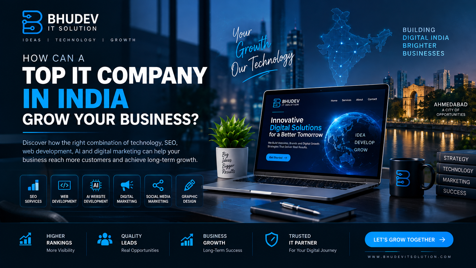 How Can a Top IT Company in India Grow Your Business?
