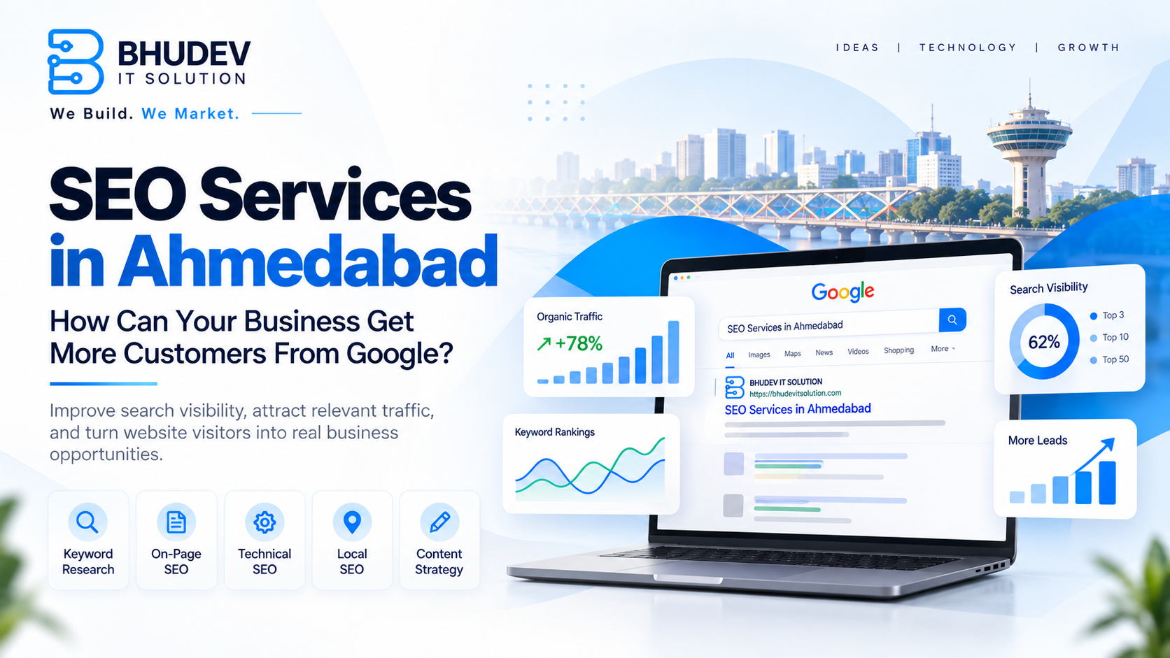 SEO Services in Ahmedabad: How Can Your Business Get More Customers From Google?